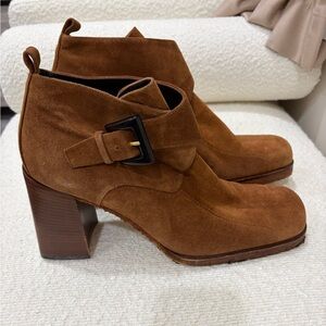 Via Spiga Suede Ankle Boots